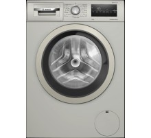 Стиральная машина BOSCH 84.8x59.8x60, фронтальная загрузка, 8 кг, 1200 об/мин,серый металлик, EcoSilenceDrive, панель управления приборов на английском языке