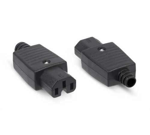 Вилка Cabeus IEC-320-C13 Вилка С13 разборная, 10А, 250 V, черная Вилка Cabeus IEC-320-C13 Вилка С13 разборная, 10А, 250 V, черная