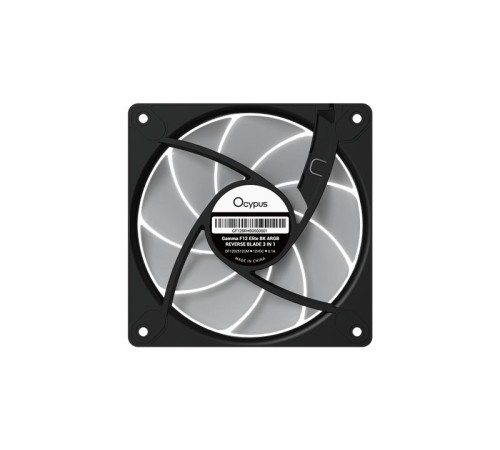 Вентилятор для корпуса Ocypus Gamma F12 Elite BK ARGB REVERSE BLADE 3 IN 1, 120x120x25mm, 4-PIN PWM, 600-1800 RPM, 26 DBA MAX, HYDRO BEARING