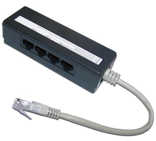 Сплиттер 1 на 4 RJ-45 Сплиттер 1 на 4 RJ-45