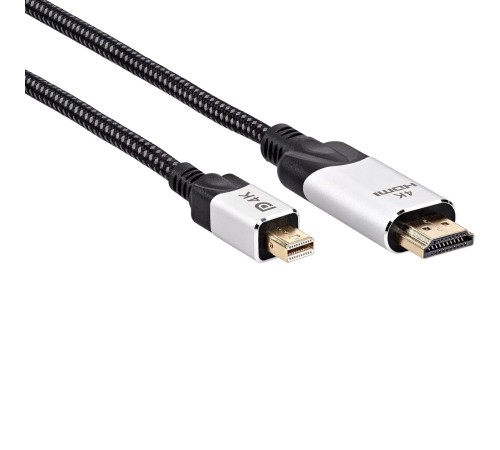 Кабель-переходник/ Кабель-переходник miniDisplayPort M-> HDMI M 4K@60Hz 1.8m VCOM (CG615M-1.8M)