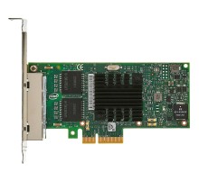 Сетевая карта/ Intel® Ethernet Server Adapter I350-T4, 4 x Gbit Ports RJ-45, PCI-E x4, iSCSI, NFS, VMDq