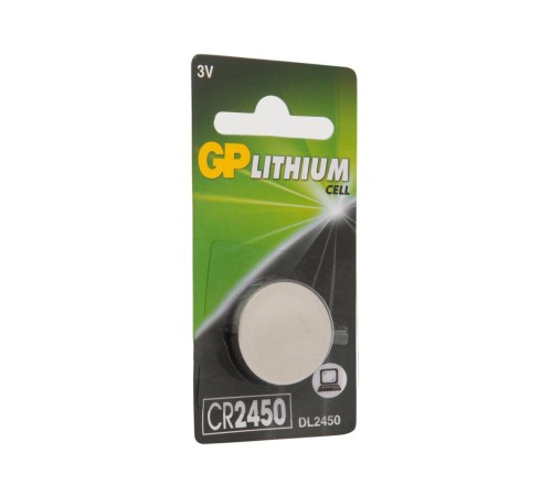 Литиевая дисковая батарейка GP Lithium CR2450 - 1 шт. в блистере