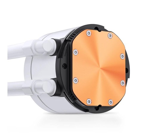 Система жидкостного охлаждения/ Water Cooling System JONSBO TH-240 White (260W, 240mm, LED temp., White, ARGB/ Fans: 2x120mm, 62.4CFM, 37.3dBA, 2400RPM/ Pump height 72mm, 30dBA, 2400RPM, Rad thickness 27mm/ S: 1851, 1700, 1200, 115X, AM5, AM4) Система жидкостного охлаждения/ Water Cooling System JONSBO TH-240 White (260W, 240mm, LED temp., White, ARGB/ Fans: 2x120mm, 62.4CFM, 37.3dBA, 2400RPM/ Pump height 72mm, 30dBA, 2400RPM, Rad thickness 27mm/ S: 1851, 1700, 1200, 115X, AM5, AM4)