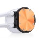 Система жидкостного охлаждения/ Water Cooling System JONSBO TH-240 White (260W, 240mm, LED temp., White, ARGB/ Fans: 2x120mm, 62.4CFM, 37.3dBA, 2400RPM/ Pump height 72mm, 30dBA, 2400RPM, Rad thickness 27mm/ S: 1851, 1700, 1200, 115X, AM5, AM4)