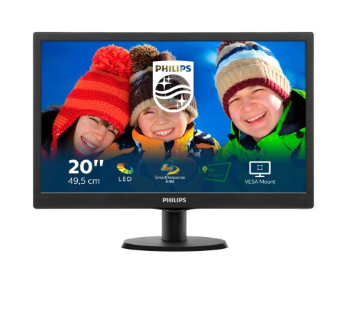 Монитор LCD 19.5'' 16:9 1600х900(HD+) TN, 60 Hz, 200 cd/m2, 600:1, 10М:1, 5ms, VGA, Tilt, Black (Вскрытая упаковка) Монитор LCD 19.5'' 16:9 1600х900(HD+) TN, 60 Hz, 200 cd/m2, 600:1, 10М:1, 5ms, VGA, Tilt, Black (Вскрытая упаковка)