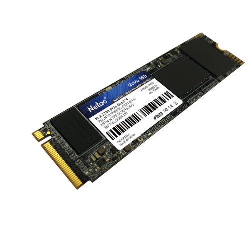 SSD накопитель Netac SSD N950E Pro 2TB PCIe 3 x4 M.2 2280 NVMe 3D NAND, R/W up to 3500/3000MB/s, IOPS(R4K) 400K/380K, TBW 1600TB, 2048MB DRAM buffer, with heat sink, 5y wty SSD накопитель Netac SSD N950E Pro 2TB PCIe 3 x4 M.2 2280 NVMe 3D NAND, R/W up to 3500/3000MB/s, IOPS(R4K) 400K/380K, TBW 1600TB, 2048MB DRAM buffer, with heat sink, 5y wty
