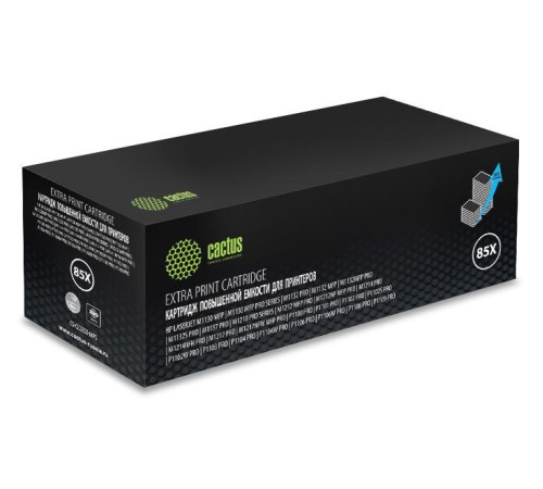 -/ Картридж лазерный Cactus CS-CE285X-MPS CE285X черный (3000стр.) для HP LJ M1130 MFP/ M1132MFP Pro/P1102s Pro/ P1103 Pro