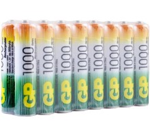 Перезаряжаемые аккумуляторы GP 100AAAHC AAA, емкость 930 мАч - 16 шт. в пленке