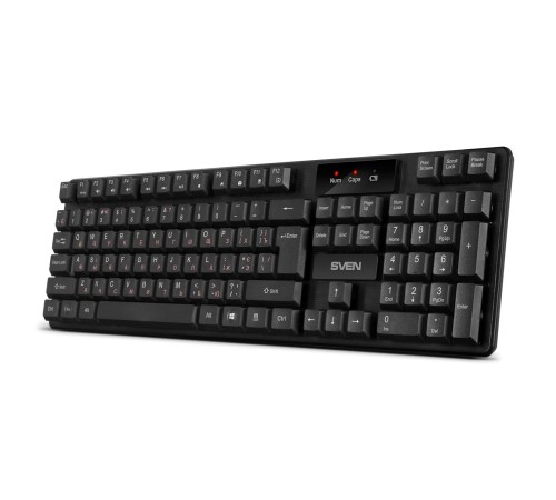 Беспроводная клавиатура SVEN KB-C2300W (2,4 GHz, 104кл.) Беспроводная клавиатура SVEN KB-C2300W (2,4 GHz, 104кл.)