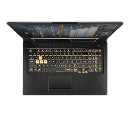 Ноутбук/ ASUS TUF A17 FA706NFR-HX007 17.3"(1920x1080 (матовый, 144Hz) IPS)/AMD Ryzen 7 7435HS(3.1Ghz)/16384Mb/512PCISSDGb/noDVD/Ext:nVidia GeForce RTX2050(4096Mb)/Cam/BT/WiFi/48WHr/war 1y/2.6kg/Graphite Black/DOS Ноутбук/ ASUS TUF A17 FA706NFR-HX007 17.3"(1920x1080 (матовый, 144Hz) IPS)/AMD Ryzen 7 7435HS(3.1Ghz)/16384Mb/512PCISSDGb/noDVD/Ext:nVidia GeForce RTX2050(4096Mb)/Cam/BT/WiFi/48WHr/war 1y/2.6kg/Graphite Black/DOS