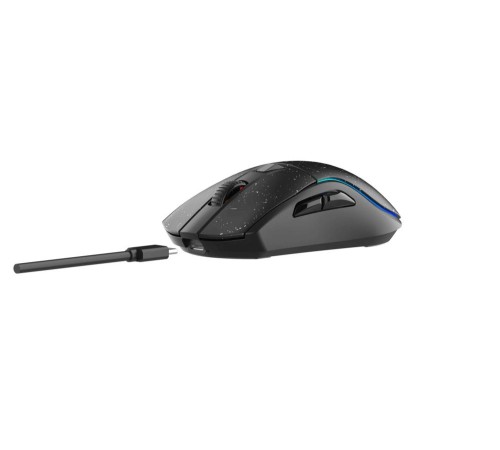 Мышь игровая беспроводная Dareu A950 Black (черный), DPI 400/800/1600/3200/6400/12000, подключение Tri-mode: проводное+2.4GHz+BT, встроенный аккумулятор 930mAh, зарядная станция, подсветка RGB, размер 123x64x39мм Мышь игровая беспроводная Dareu A950 Black (черный), DPI 400/800/1600/3200/6400/12000, подключение Tri-mode: проводное+2.4GHz+BT, встроенный аккумулятор 930mAh, зарядная станция, подсветка RGB, размер 123x64x39мм