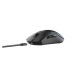 Мышь игровая беспроводная Dareu A950 Black (черный), DPI 400/800/1600/3200/6400/12000, подключение Tri-mode: проводное+2.4GHz+BT, встроенный аккумулятор 930mAh, зарядная станция, подсветка RGB, размер 123x64x39мм