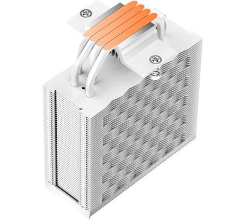 Кулер для процессора PCCooler RZ400 V2 WH, 120mm FAN, 4 HEAT PIPES, 4-PIN PWM, 500-2200 RPM, 32 DBA, FDB BEARING, LGA 1851/1700/1200/115X, AMD AM5/AM4