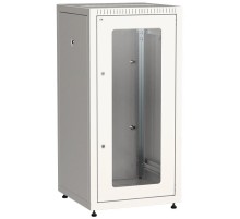  ITK Шкаф LINEA E 24U 600х600мм двери 2шт стек. и метал. сер.