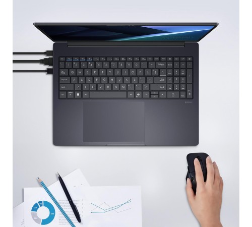 Ноутбук/ ASUS B3605CCA-PL0234 16"(2560x1600 (матовый) WVA)/Intel Core Ultra 7 155H(1.4Ghz)/32768Mb/512PCISSDGb/noDVD/Int:Shared/Cam/BT/WiFi/63WHr/war 1y/1.82kg/Gentle Grey/DOS