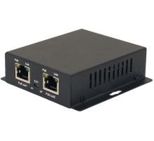 Удлинитель/ OSNOVO Удлинитель/Коммутатор гигабитный на 3 RJ45 порта, 1 *10/100/1000 Base-T с BT PoE (до 90W), 1 *10/100/1000 Base-T с PoE (до 30W), 1 *10/100/1000 Base-T) Uplink с  питанием по PoE (Вх. мощность до 90W), PoE суммарно до 85W