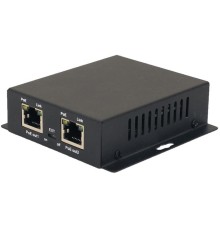 Удлинитель/ OSNOVO Удлинитель/Коммутатор гигабитный на 3 RJ45 порта, 1 *10/100/1000 Base-T с BT PoE (до 90W), 1 *10/100/1000 Base-T с PoE (до 30W), 1 *10/100/1000 Base-T) Uplink с  питанием по PoE (Вх. мощность до 90W), PoE суммарно до 85W