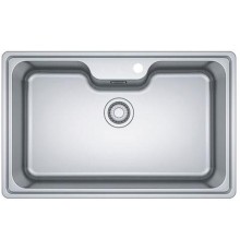 Мойка Franke 101.0689.879/ Best, Серия BELL, Мойка BCX 610-81 TL, мойка 810 x 510 mm, чаша745 x 445/380 x 200 mm,  монтаж сверху, скрытый перелив, крепления FastFix
