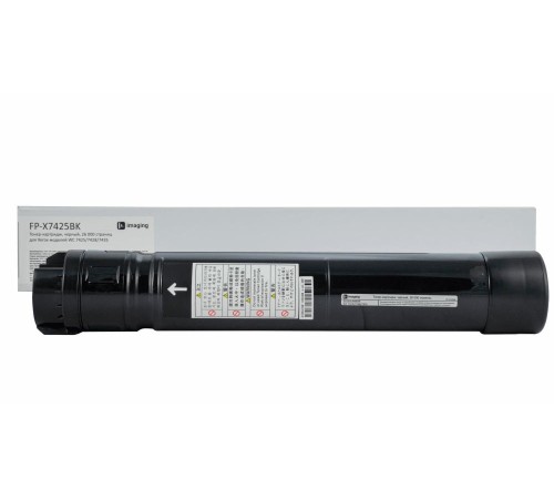 Тонер-картридж F+ imaging, черный, 26 000 страниц, для Xerox моделей WC 7425/7428/7435 (аналог 006R01399), FP-X7425BK (Вскрытая упаковка)