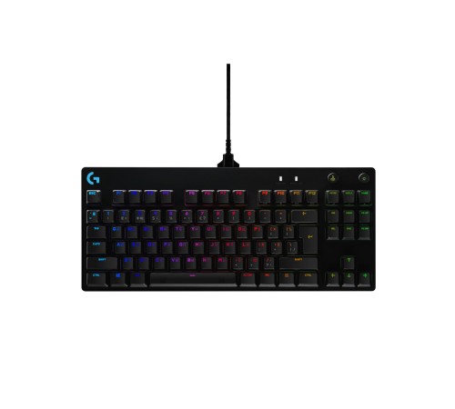 Клавиатура/ Logitech Gaming Keyboard G PRO TKL Corded Mechanical  - BLACK - RUS - USB - CLICKY