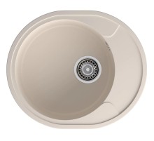 Кухонная мойка GRANFEST GRANFEST Мойка URBAN 857L  1-чаша+крыло 570*480мм, монтаж: врезной, материал: кварц, цвет: белый