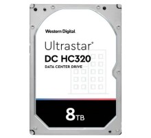 Жесткий диск Western Digital Ultrastar DC HС320 HDD 3.5" SAS 8TB, 7200 rpm, 256MB buffer, 512e, 0B36400, 0B36453, 1 year