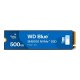 Твердотельный накопитель Western Digital Blue SN5000 SSD M2.2280 PCIe 4.0 500Gb, 5000MBs/4000MBs, TBW 300, WDS500G4B0E, 1 year