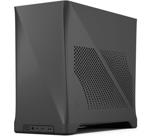 Корпус ПК без блока питания/ Case Fractal Design Era 2, Mini-Tower, 2x120mm, 2xUSB-A 3.0 + 1xUSB 3.2 Type-C, SFX PSU Support, mITX Charcoal Gray