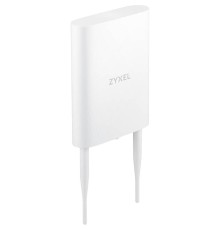 Точка доступа/ Zyxel Zyxel NebulaFlex NWA55AXE hybrid outdoor access point, 802.11a / b / g / n / ac / ax (2.4 and 5 GHz), external 2x2 antennas (included), up to 575 + 1200 Mbps, 1xLAN GE, anti- 4G / 5G, no Captive portal and WPA-Enterprise support, IP55