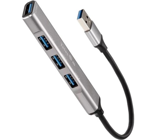 Переходник/ Переходник USB 3.0 -->USB3.0+3 USB2.0, Aluminum Shell, 0.2м Telecom <TA308U> Переходник/ Переходник USB 3.0 -->USB3.0+3 USB2.0, Aluminum Shell, 0.2м Telecom <TA308U>