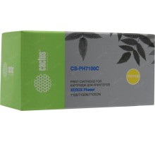 -/ Картридж лазерный Cactus CS-PH7100C 106R02606 голубой (4500стр.) для Xerox Phaser 7100/7100N/7100DN