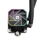 Система жидкостного охлаждения/ Water Cooling System Thermalright Aqua Elite 120 V3 (120mm, Black, ARGB/ Fans: 1x120mm, 66.17CFM, 25.6dBA, 1500RPM/ Pump height 53mm, 23dBA, 3300RPM, Rad thickness 27mm/ S: 1700, 1200, 20XX, 115X, AM5, AM4)