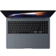 Ноутбук/ Samsung Galaxy Book4 Pro 16"(2880x1800 AMOLED)/Touch/Intel Core Ultra 5 125H(1.2Ghz)/16384Mb/512PCISSDGb/noDVD/Int:Intel Arc graphics/Cam/BT/WiFi/76WHr/war 1y/1.56kg/Moonstone Gray/Win11Home + Eng kbd 3 pin