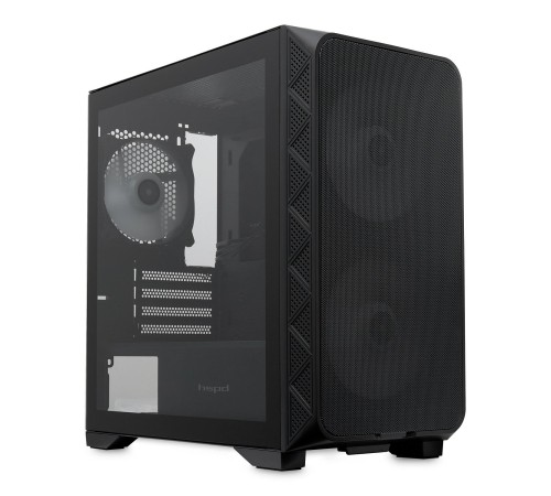 Корпус без блока питания/ Case HSPD M321, Mesh Mini-tower, Black, slide TG, 0.45 SPCC, 2x140mm ARGB (M11-140)+1x120mm ARGB (M11-120) mATX, mITX 160/340/184mm 2x2.5", 2x3.5", 4xPCI 2xUSB-A 3.0, 1xUSB-A 1.0 390x200x385mm Корпус без блока питания/ Case HSPD M321, Mesh Mini-tower, Black, slide TG, 0.45 SPCC, 2x140mm ARGB (M11-140)+1x120mm ARGB (M11-120) mATX, mITX 160/340/184mm 2x2.5", 2x3.5", 4xPCI 2xUSB-A 3.0, 1xUSB-A 1.0 390x200x385mm