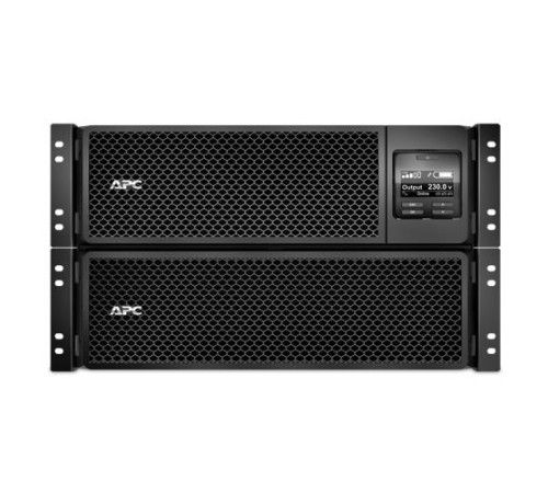 Источник бесперебойного питания для персональных компьютеров и серверов APC Smart-UPS SRT RM, 8000VA/8000W, On-Line, Extended-run, Rack 6U (Tower convertible), Pre-Inst. Web/SNMP, with PC Business, Black, 1 year warrant (царапины, потертости, сколы краски