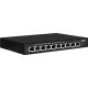 Passive PoE коммутатор Fast Ethernet/ Passive PoE коммутатор Fast Ethernet на 10 портов. Порты: 8 х FE (10/100 Base-T, 52V 4,5(+) 7,8(–)) совместимы с PoE (IEEE 802.3af/at), 2 x FE (10/100 Base-T) Uplink. Совместим со стандартами PoE IEEE 802.3af/at. Мощн