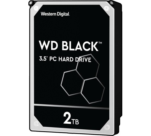 Жесткий диск/ HDD WD SATA3 2Tb Caviar Black 7200 64Mb