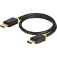 Greenconnect Кабель 1.0m DisplayPort v1.2, 20M/20M, черный, 28/28 AWG, GCR-DP2DP-1.0m