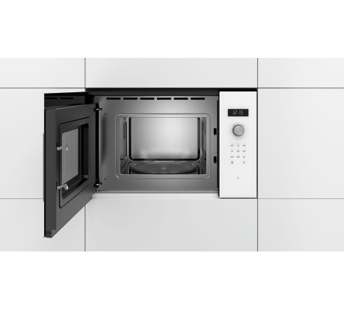 Встраиваемые микроволновые печи BOSCH 800Вт, 7 режимов, 20 л, белый