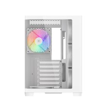 Корпус ПК без блока питания/ Case SAMA V60 White, Midi-Tower, TG, 7x120mm ARGB, 2xUSB 3.0 + 1xUSB 3.1 Type-C, ATX, mATX, mITX White