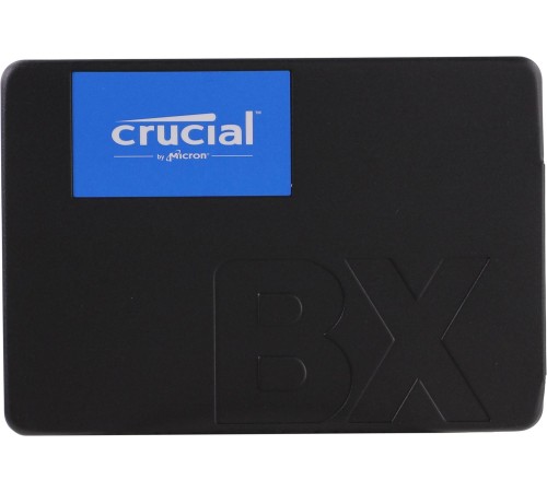 Твердотельный накопитель/ Crucial SSD BX500, 2000GB, 2.5" 7mm, SATA3, 3D TLC, R/W 540/500MB/s, TBW 720, DWPD 0.2 (12 мес.)