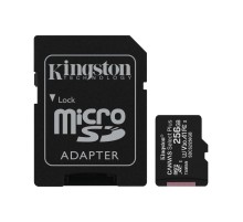 Карта памяти Kingston 256GB microSDXC Canvas Select Plus 100R A1 C10 Card + Adapter/ Kingston 256GB microSDXC Canvas Select Plus 100R A1 C10 Card + Adapter
