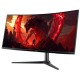 Монитор 34'' ACER Nitro XZ342CUV3bmiiphx,ZeroFrame,Curved 1500R Black,21:9,VA,3440x1440,1ms,400cd,180Hz,2xHDMI(2.0)+1xDP(1.4)+SPK+Audio out,Speakers 2Wx2,sync: FreeSync Premium,hdr: HDR 400,H.Adj.100
