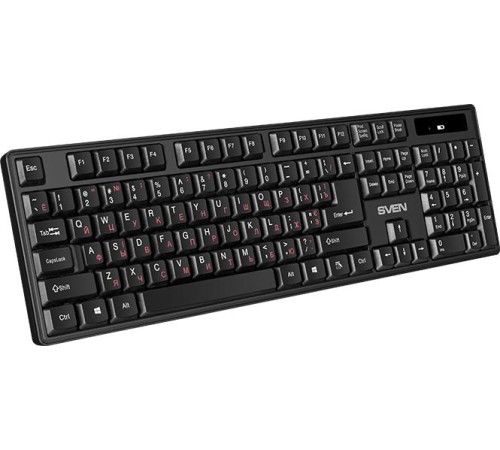 Беспроводная клавиатура SVEN KB-C2100W ((2,4 GHz, 104кл.)
