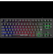 Defender Проводная игровая клавиатура Dark Lord GK-580 RU, черный,радужная,87кнопок