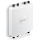 Точка беспроводного доступа Уличная точка доступа Zyxel NebulaFlex Pro WAX655E, WiFi 6, 802.11a/b/g/n/ac/ax (2,4 и 5 ГГц), внешние N-type антенны 2x2/4x4 (отдельно), до 575+4800 Мбит/с, 1xLAN 2.5GE, IP67, PoE only