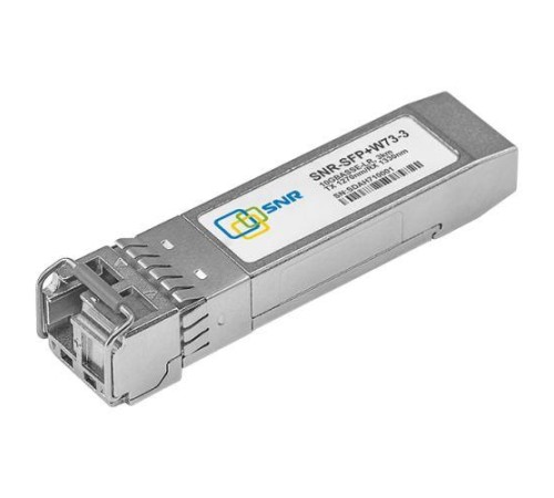Трансивер SNR Модуль SFP+ WDM, дальность до 3км (5dB), 1270нм Трансивер SNR Модуль SFP+ WDM, дальность до 3км (5dB), 1270нм