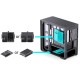 Корпус без блока питания/ Case JONSBO D300, Mini-Tower, TG, no fan, 2xUSB-A 3.2 + 1xUSB-C 3.2, mATX, mITX Black