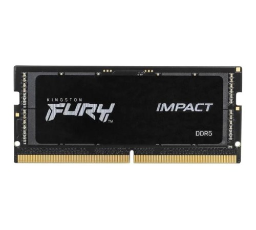 Оперативная память Kingston DDR5 16GB 6400MT/s CL38 1,35V SODIMM FURY Impact PnP